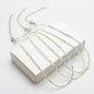 Women's Small Beads Beaded Girly Style Rainbow Necklaces