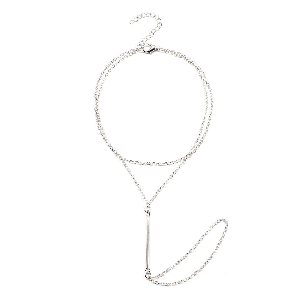 Bohemian Style Bar Anklets Jewelry with Toe Ring