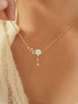 Camellia Female Light Luxury Minority Clavicle Chain Valentine's Necklaces