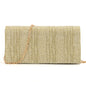 Solid color sequined cosmetics, portable storage clutch