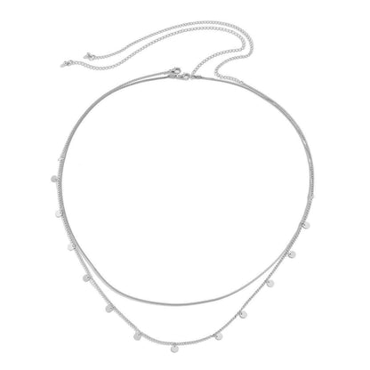 Multi-layer Waist Chain Ladies Geometric Sequins Sexy Waist Chain