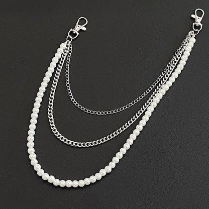 Multi Layer Pearl Pants Chains