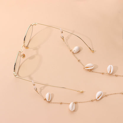 Shell Pendant Bead Chain Glasses Chain