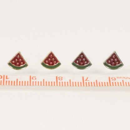 Watermelon Enamel Earrings for Women