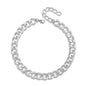 Exaggerated Metal Aluminum Thick Necklace for Women