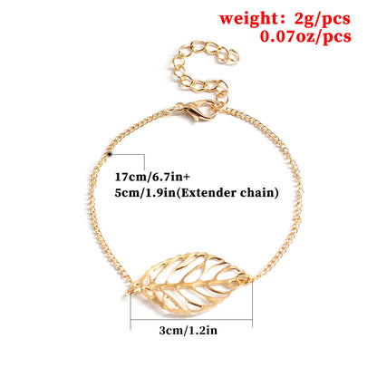 Leaf Link Lady Bracelet