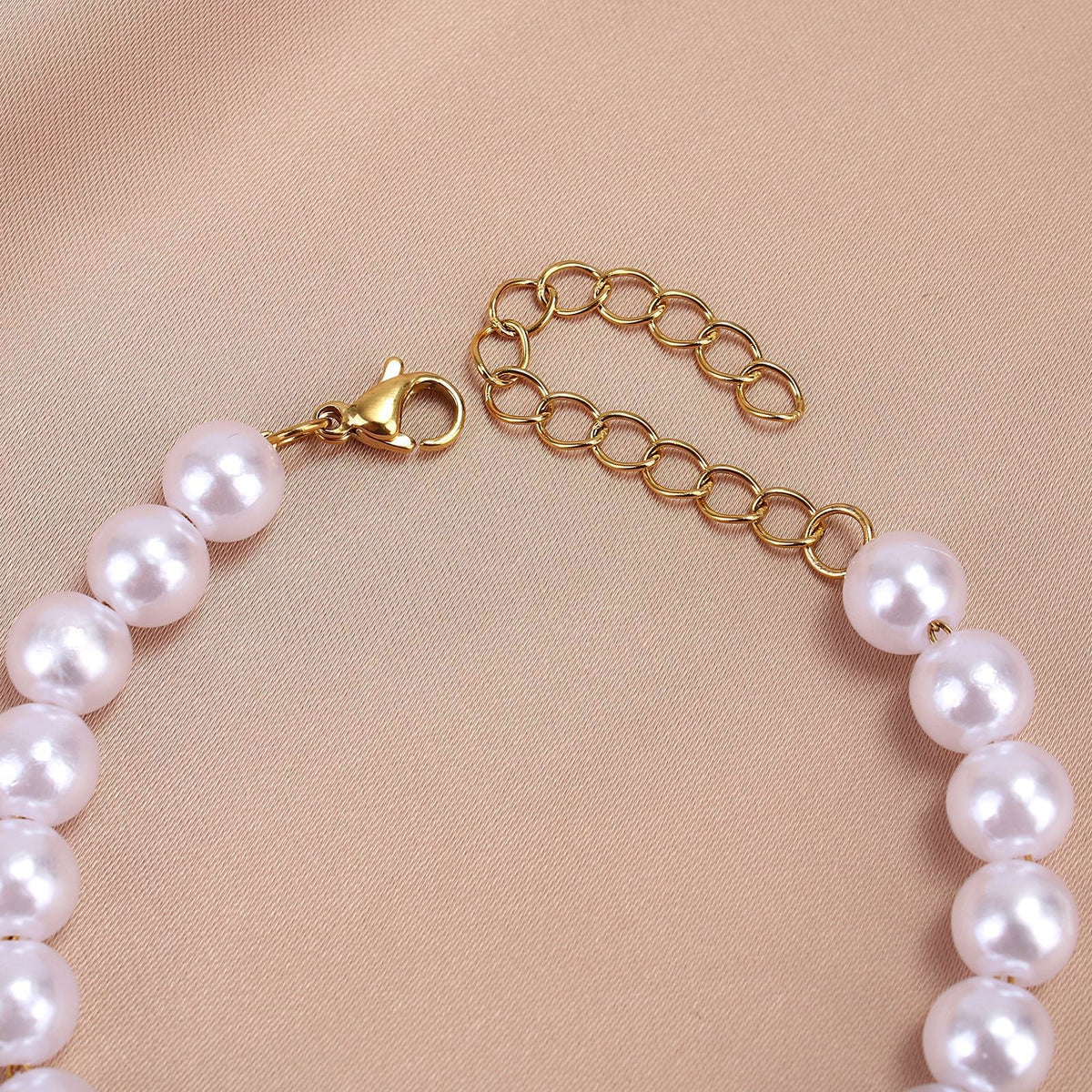 Beauty Pearl Beads Chain bracelet
