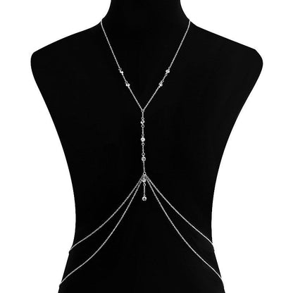 Sexy Cross Chest Chain Beach Casual Full Body Chain