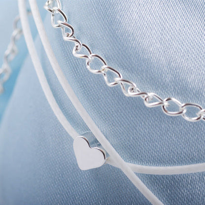 Beach Love Heart Multi-layer Anklet Jewelry