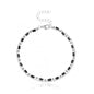 Vintage Black Long Beads Double-layer Foot Chain