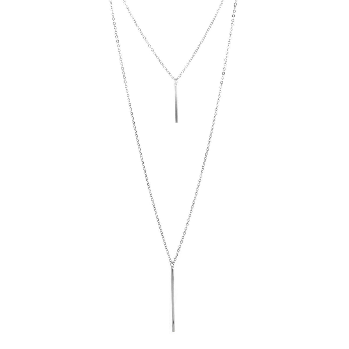 Layered Chain Jewelry Choker Necklace