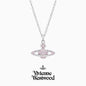 Women's Sterling Sier Classic Saturn Pearl Pin Necklaces
