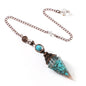 Sier Colorful Crystal Pendulum Stone Gravel Pendants