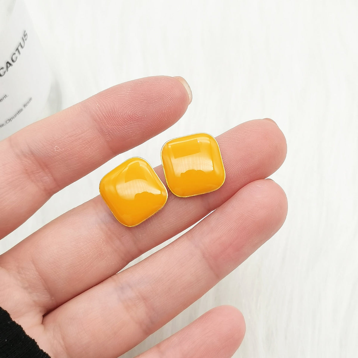 Geometric Simple Square Earrings