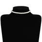 Layered Choker Pearl Necklaces Jewelry Set