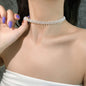 Sense Rhinestone Pearl Woven Elegant Fashionable Beaded Necklaces