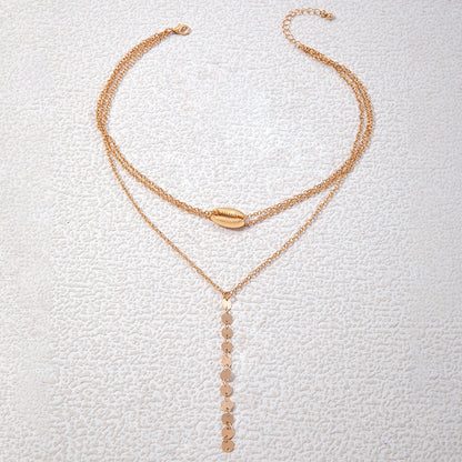 Simple Chain Multi Layer Necklace