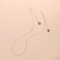 Sweet Cherry Fruit Pendant Glasses Chain