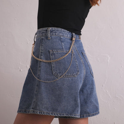 Hip Hop Punk Style Metal Body Chain