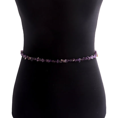 Bohemia Style Natural Stone Gravel Waist Chain