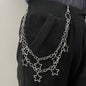 Stars Keychain Punk Trouser Wallet Chain Hip Hop Jeans Chains Pants Chain