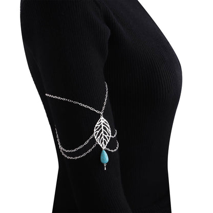 Leaf Clover Simple Chain Lady Bracelet