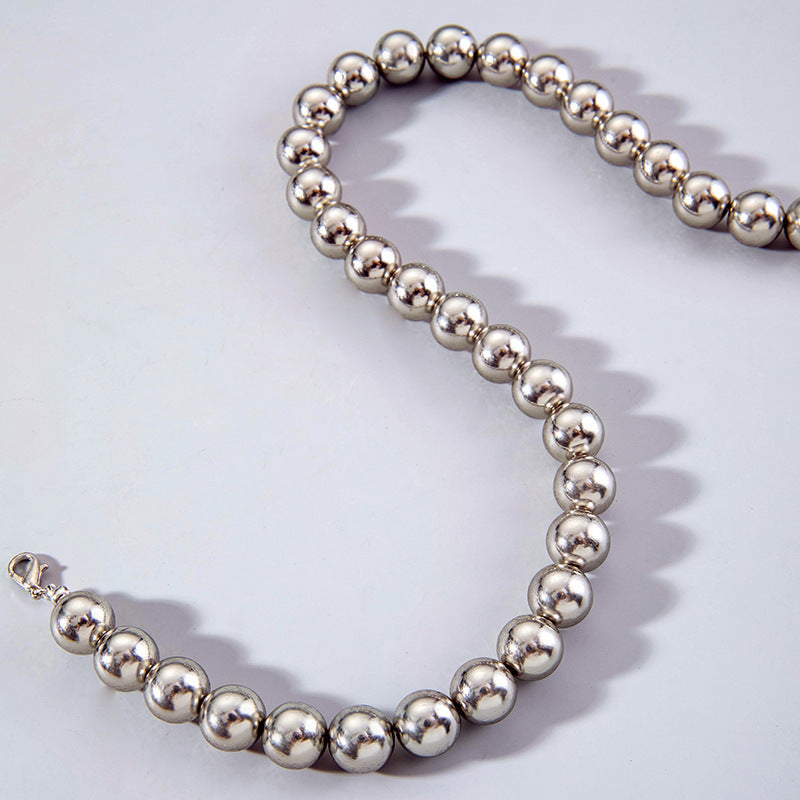 CCB Ball Beads Chain Necklace Women