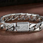 Tang grass pattern punk bare bracelet
