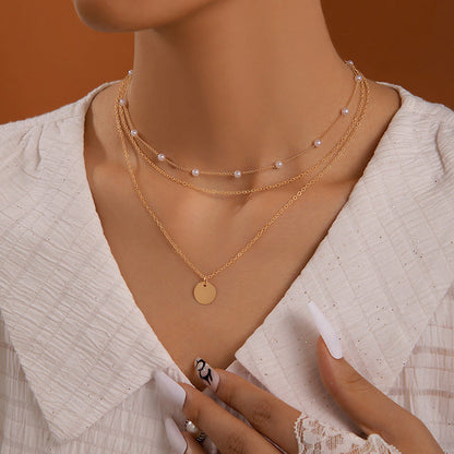 Pearl Choker Pendant Necklaces for Women