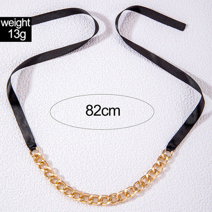 Simple Punk Cuban Chain Anklet Jewelry