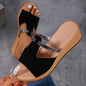Plus Size Wedge Slippers Height Boost
