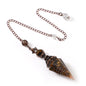 Sier Colorful Crystal Pendulum Stone Gravel Pendants