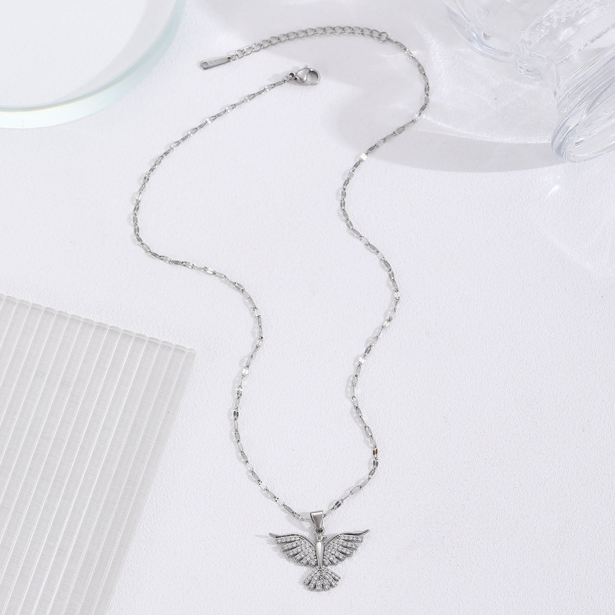 Women's Phoenix Wings Light Luxury High-grade Copper Inlaid Necklaces