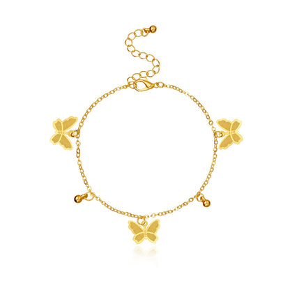 Butterfly Charms Anklets Chain Jewelry