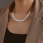Heart Pearl Necklace