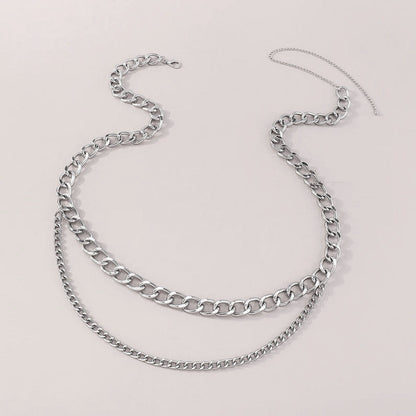 Punk Trendy Double Layer Waist Chains for Women