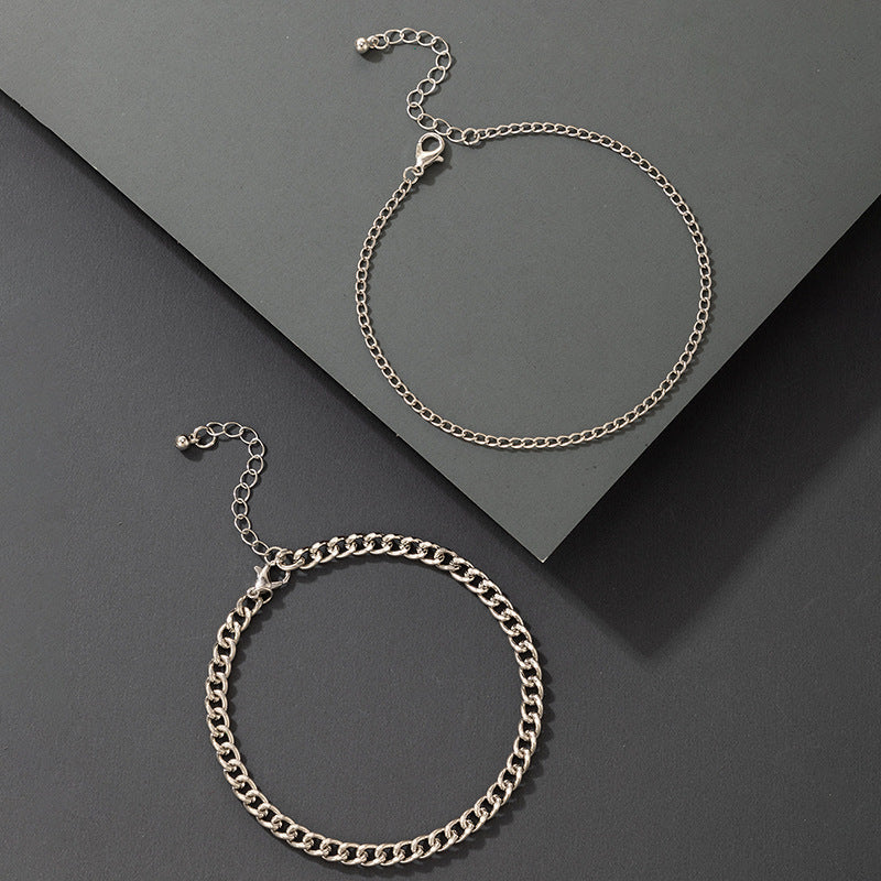 Hip Hop Cuban Chain Anklet Jewelry