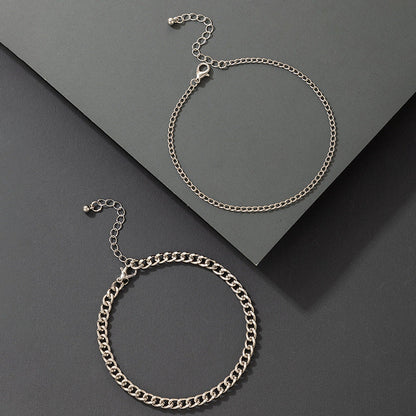 Hip Hop Cuban Chain Anklet Jewelry