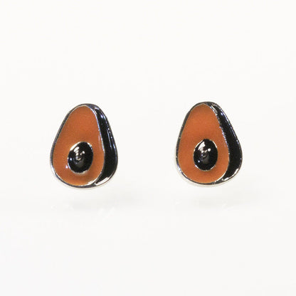 Enamel Fruit Earrings