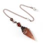 Sier Colorful Crystal Pendulum Stone Gravel Pendants