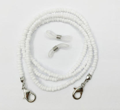 Mask Lanyard Glass Beads Eyeglasses Chain Necklaces