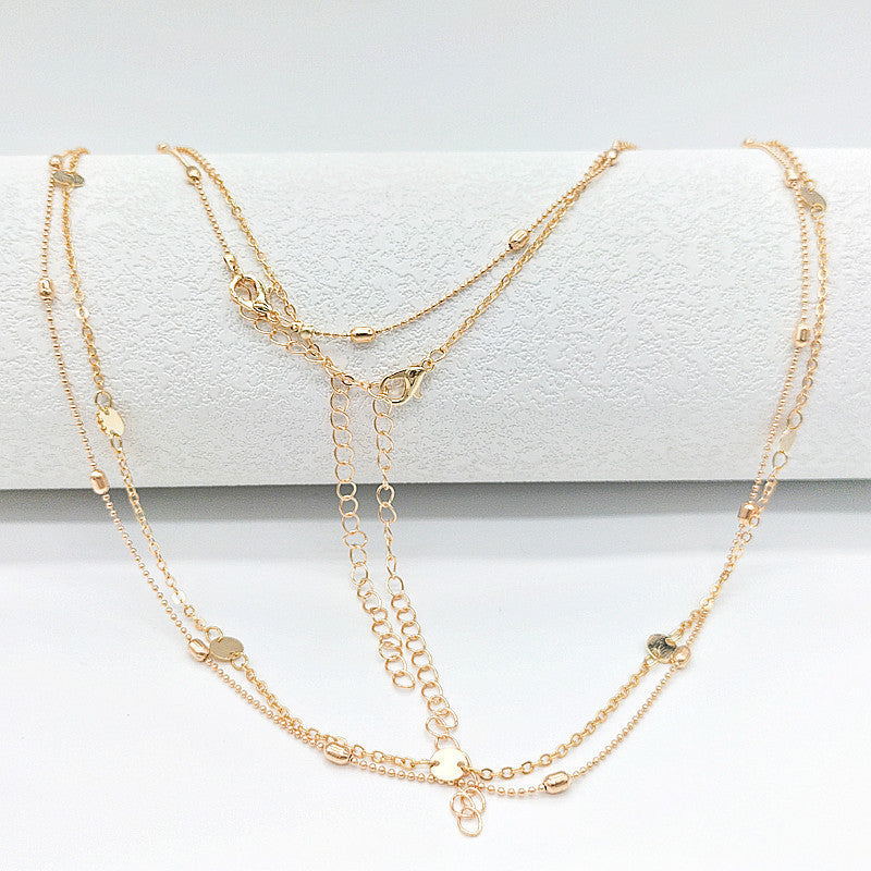Hip Hop Metallic Sequin Silver Belly Waist Chain