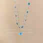 Titanium steel pearl clavicle necklace