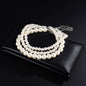 Fashion Imitation Pearl Beaded Bracelets Set