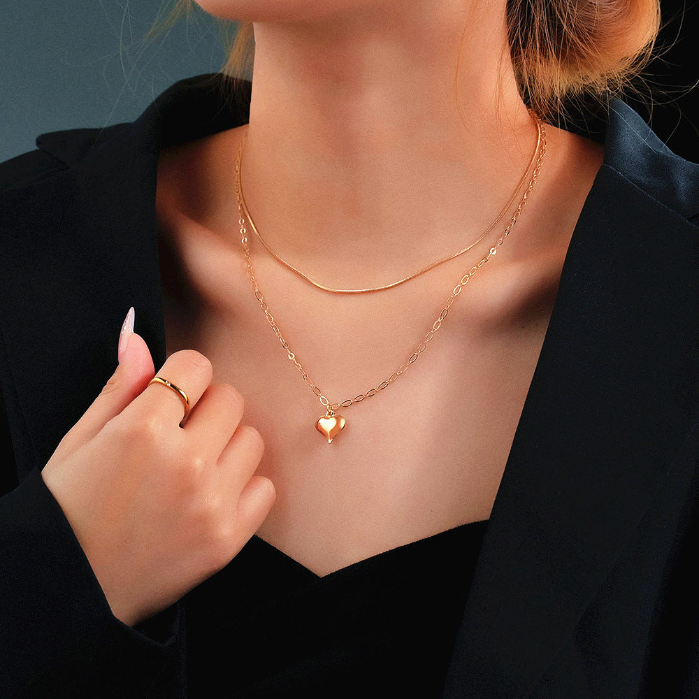 Love Heart Pendant Necklace