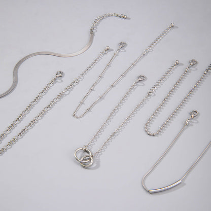 Double Layer Chain Anklet Bracelet for Women
