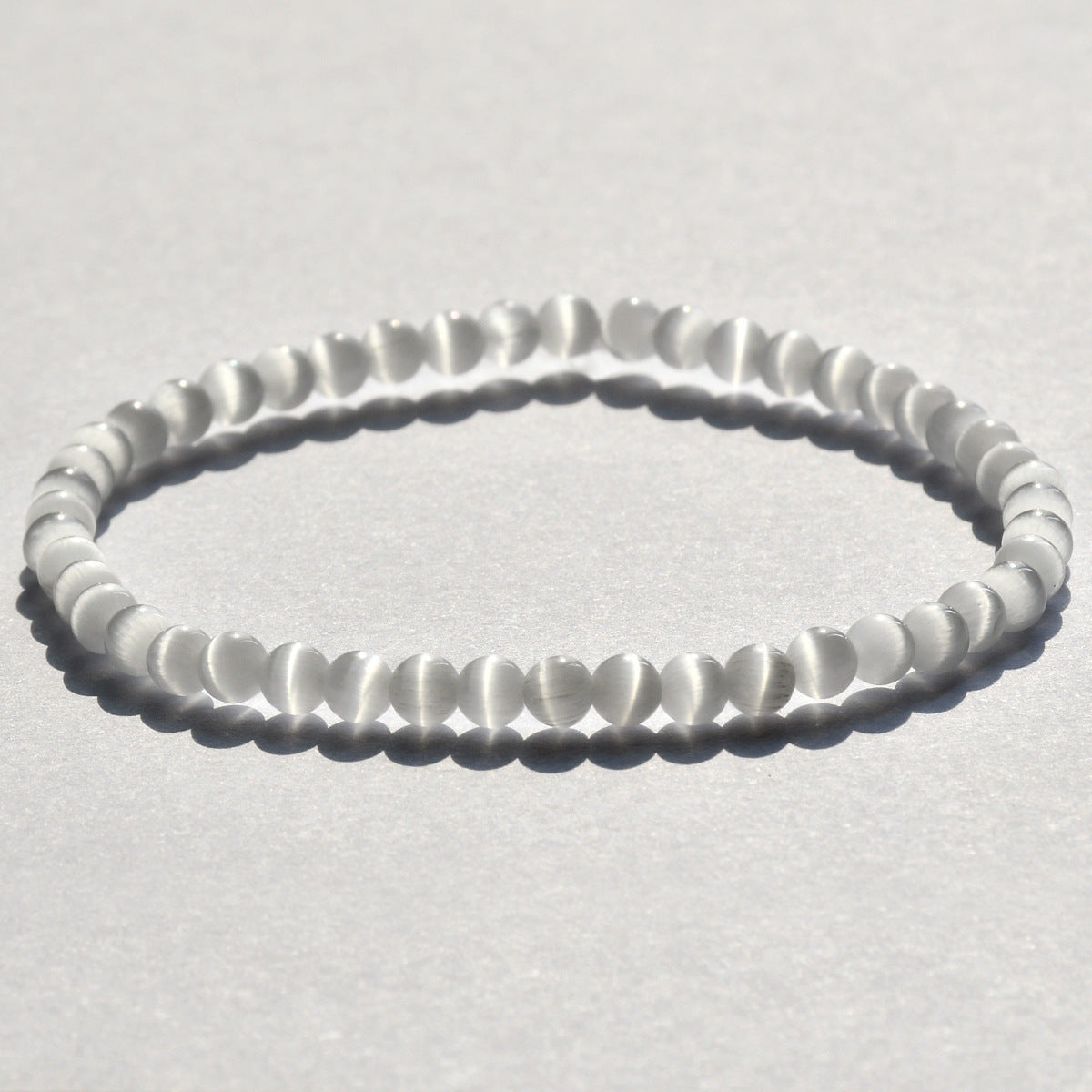 Round Natural Bead Stone Opal Bracelet