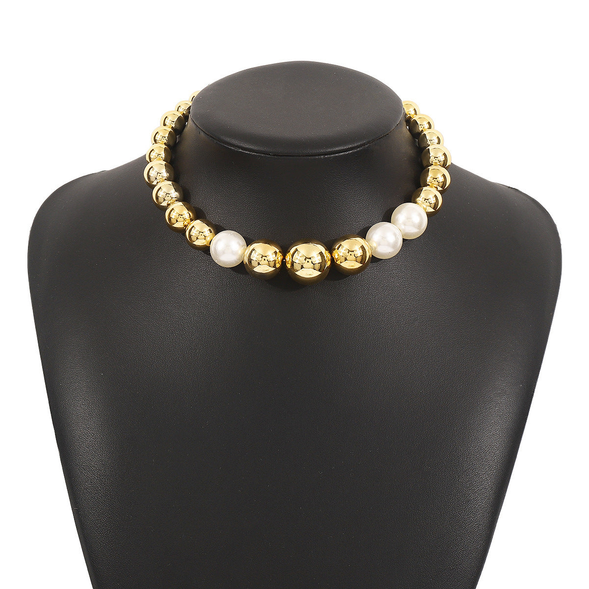 Punk Large Beaded Short Necklaces