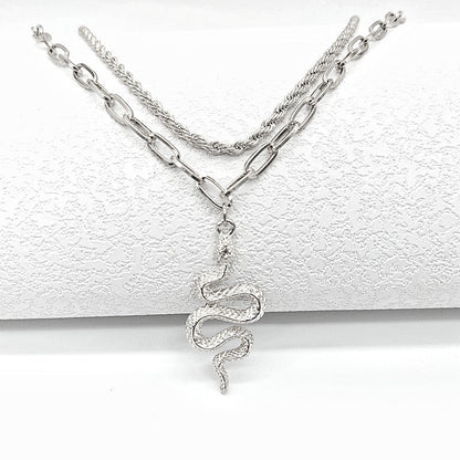 Bohemian Layered Snake Anklet Summer Beach Anklets