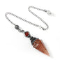 Sier Colorful Crystal Pendulum Stone Gravel Pendants